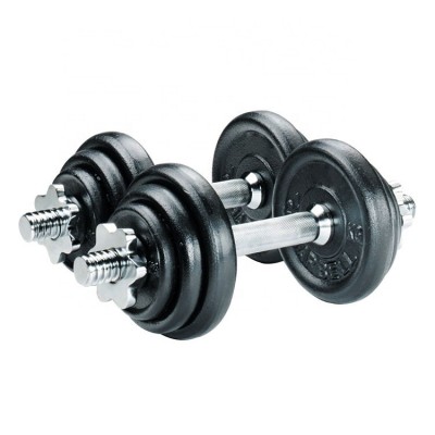 OKPRO Fitness 10/15/20kg Adjustable Dumbbell Gym Dumbbell Set