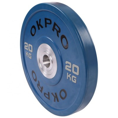 Color Weight Plates Fitness Weightlifting PU Urethane Bumper Plate