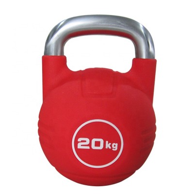 China Power Lifting Steel Handle Color Weight 20kg Competition Kettlebell