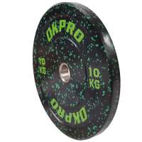 Cross Fitness Power Weight Lifting Rubber Barbell Bumper Plates