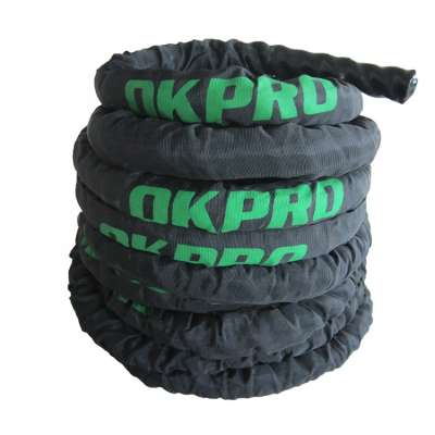 OKPRO Strength Training Gym Fitness Battle Ropes with Nylon Strap